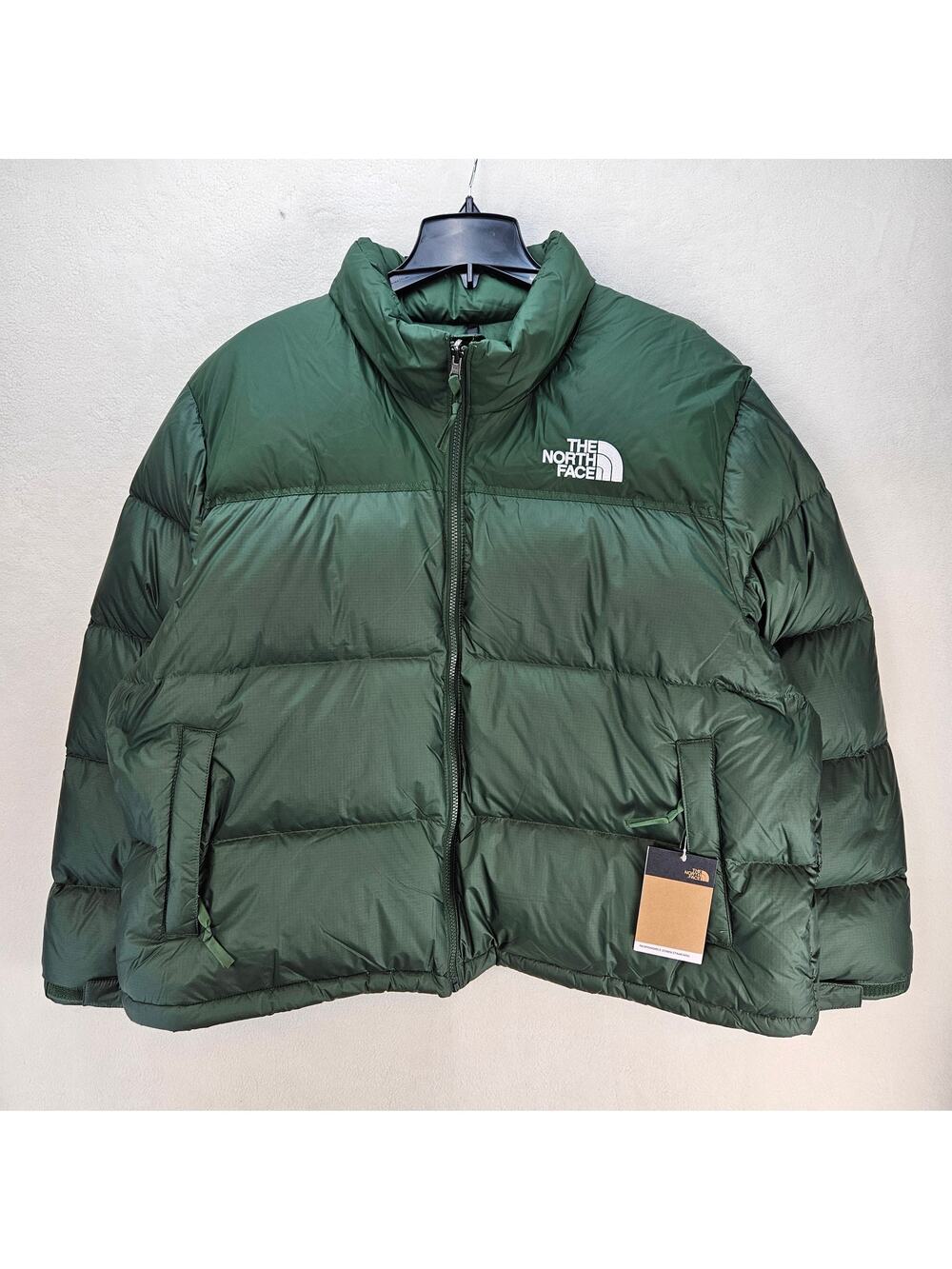 THE NORTH FACE WOMEN'S 3X 1996 RETRO NUPTSE JACKET PINE NEEDLE GREEN DOWN PUFFER